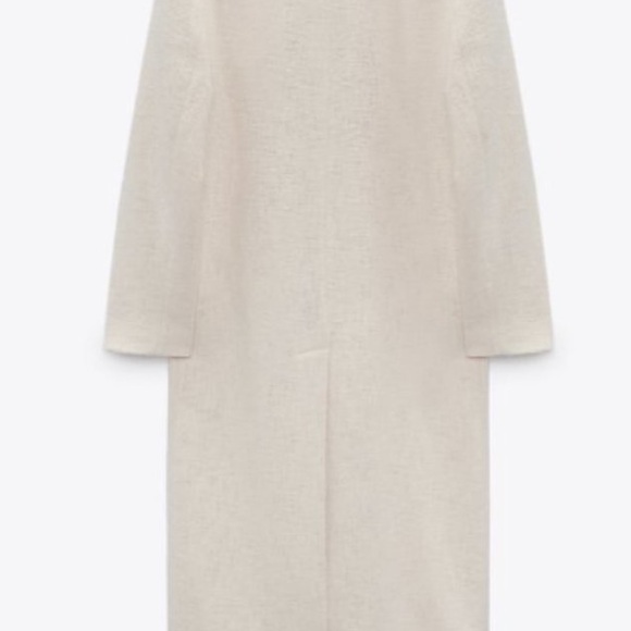 🔖 ZARA Oversized Vanilla/Cream Coat Small - Picture 5 of 6